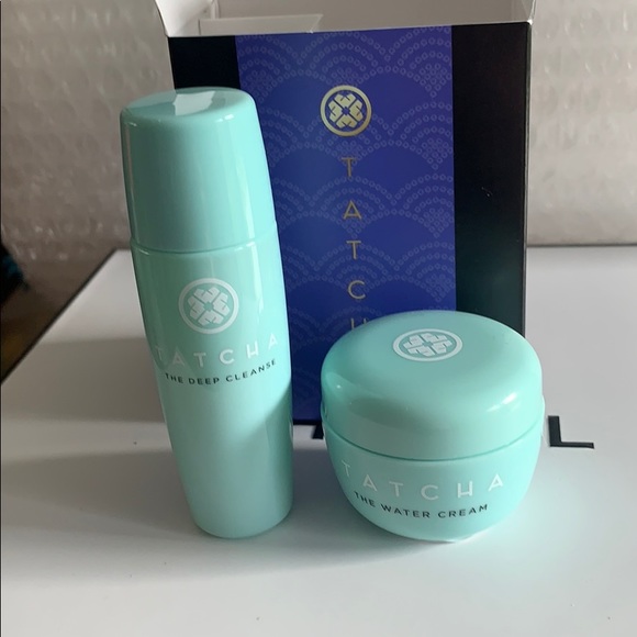 tatcha deep cleanse and water cream